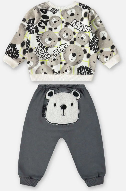Conjunto Baby Boy (gris)