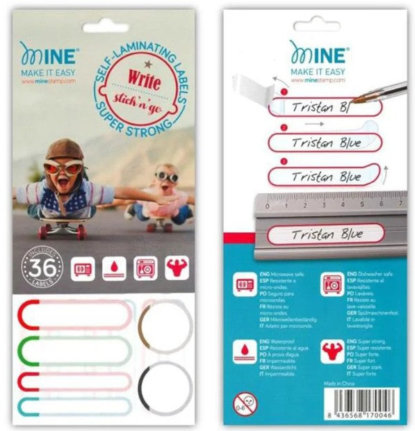 Etiquetas Laminadas Mine