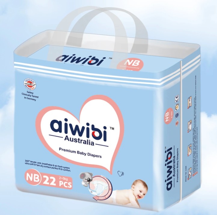 Pañal Aiwibi RN para bebés de 2-5 kg.