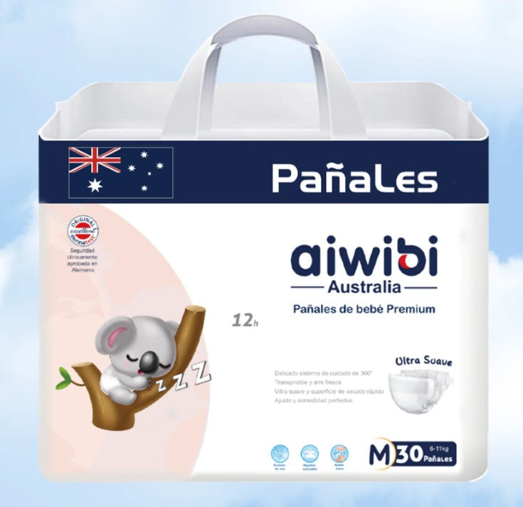 Pañal Premium M (30 unidades)