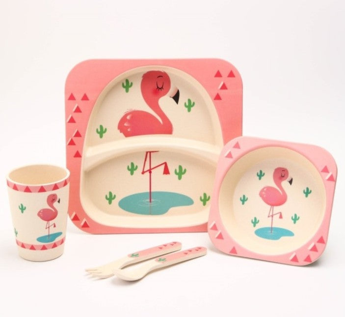 Set de vajilla infantil de Bamboo (5 piezas)