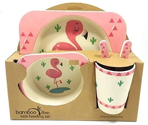 Set de vajilla infantil de Bamboo (5 piezas)