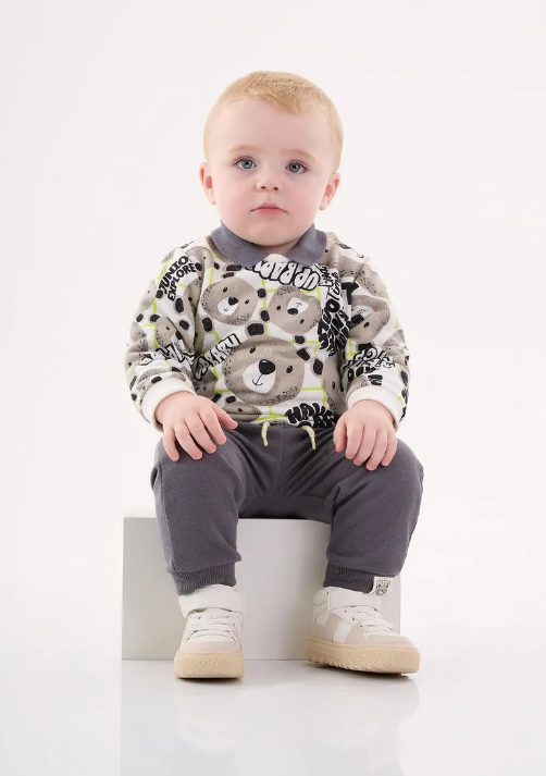 Conjunto Baby Boy (gris)