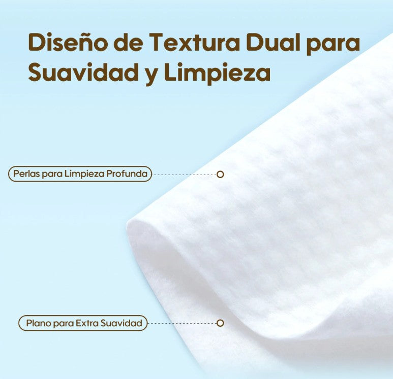 Pack 3 paquetes de Toallitas Húmedas para bebés de Papaya con agua de Manantial (252 unidades)