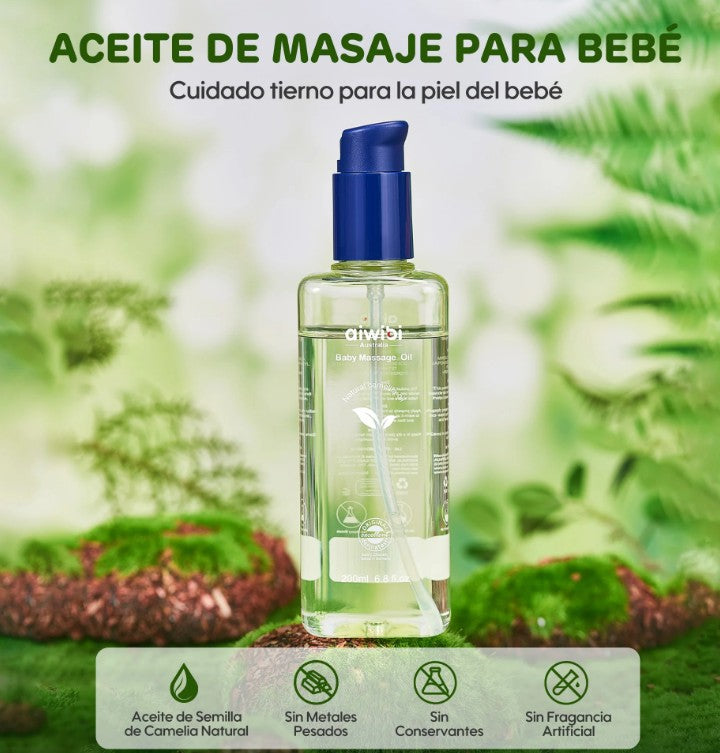 Aceite de Bebé para Masajes Relajantes (200 ml)