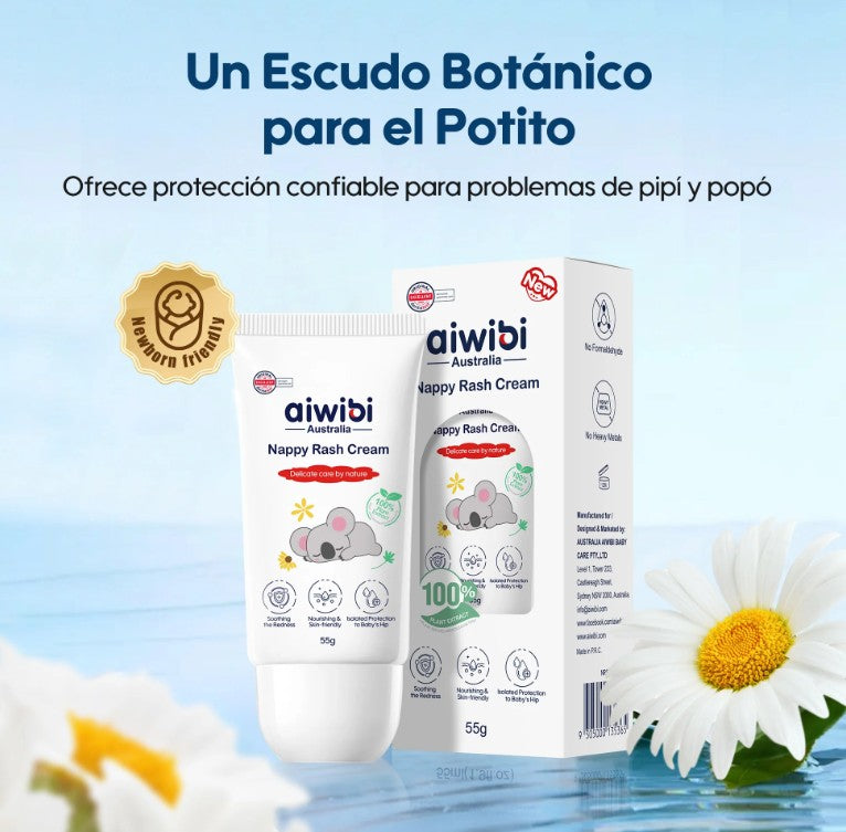 Crema para Irritaciones por Pañal Aiwibi (55 g)