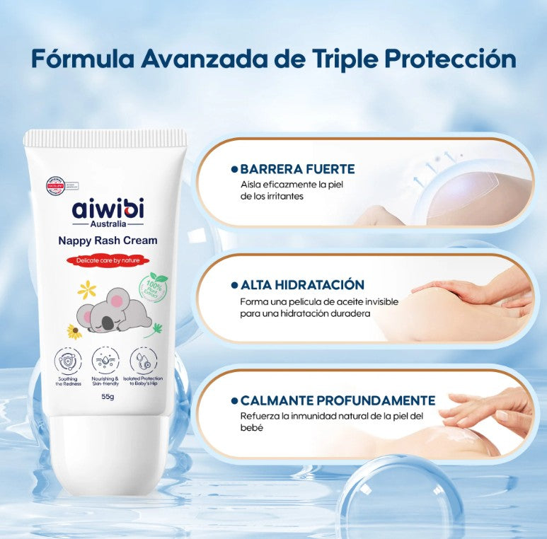 Crema para Irritaciones por Pañal Aiwibi (55 g)