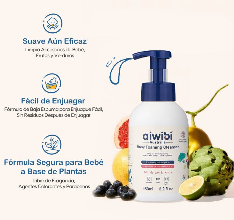 Limpiador de Frutas - Verduras y Mamaderas (480 ml)